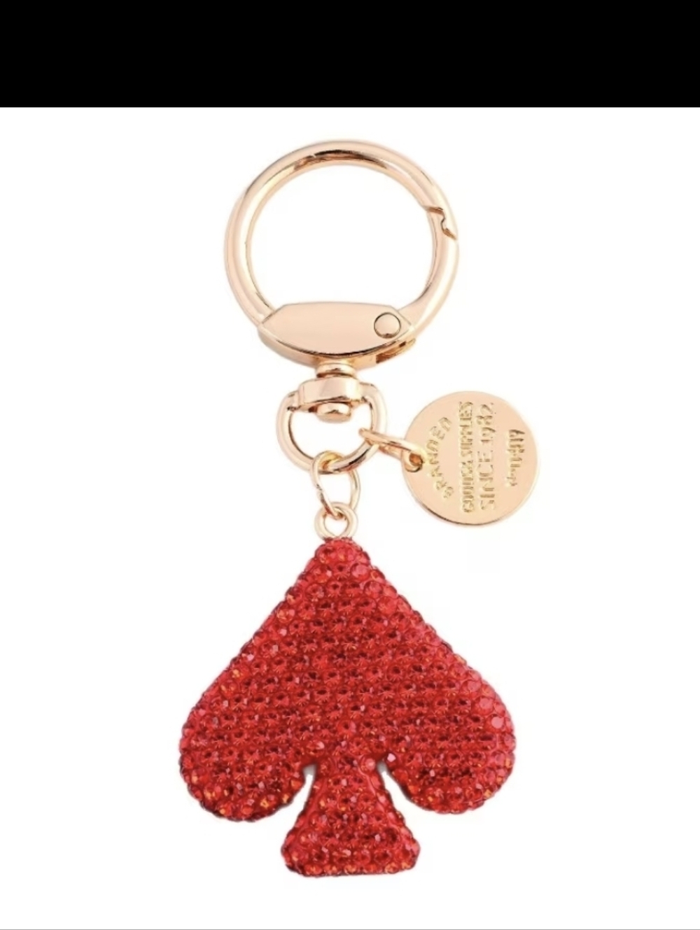 Spade ♠️ Bag Charm/ Keychain NEW